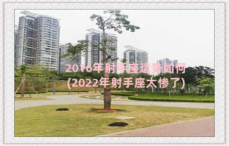 2016年射手座运势如何(2022年射手座太惨了)