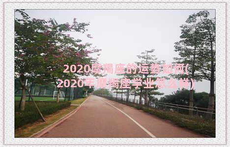 2020摩羯座的运势如何(2020年摩羯座学业怎么样)