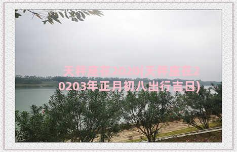 天秤座在2020(天秤座在20203年正月初八出行吉日)