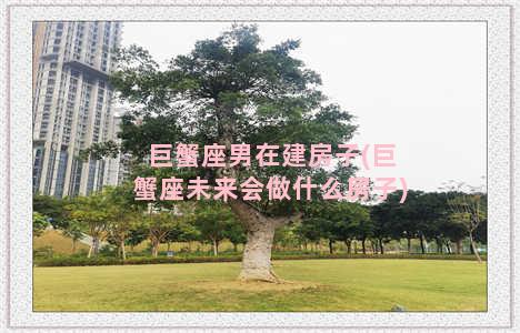 巨蟹座男在建房子(巨蟹座未来会做什么房子)