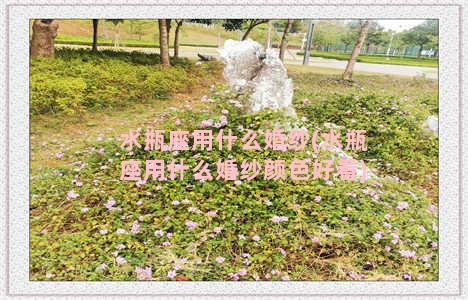 水瓶座用什么婚纱(水瓶座用什么婚纱颜色好看)