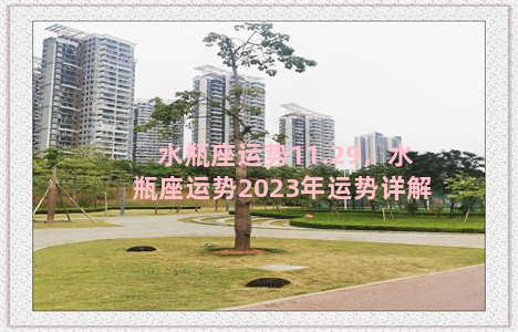 水瓶座运势11.29，水瓶座运势2023年运势详解