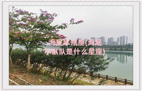 海底水瓶座(海底小纵队是什么星座)